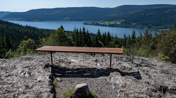 Schluchsee vom Aussichtspunkt am Bildstein im Hochschwarzwald