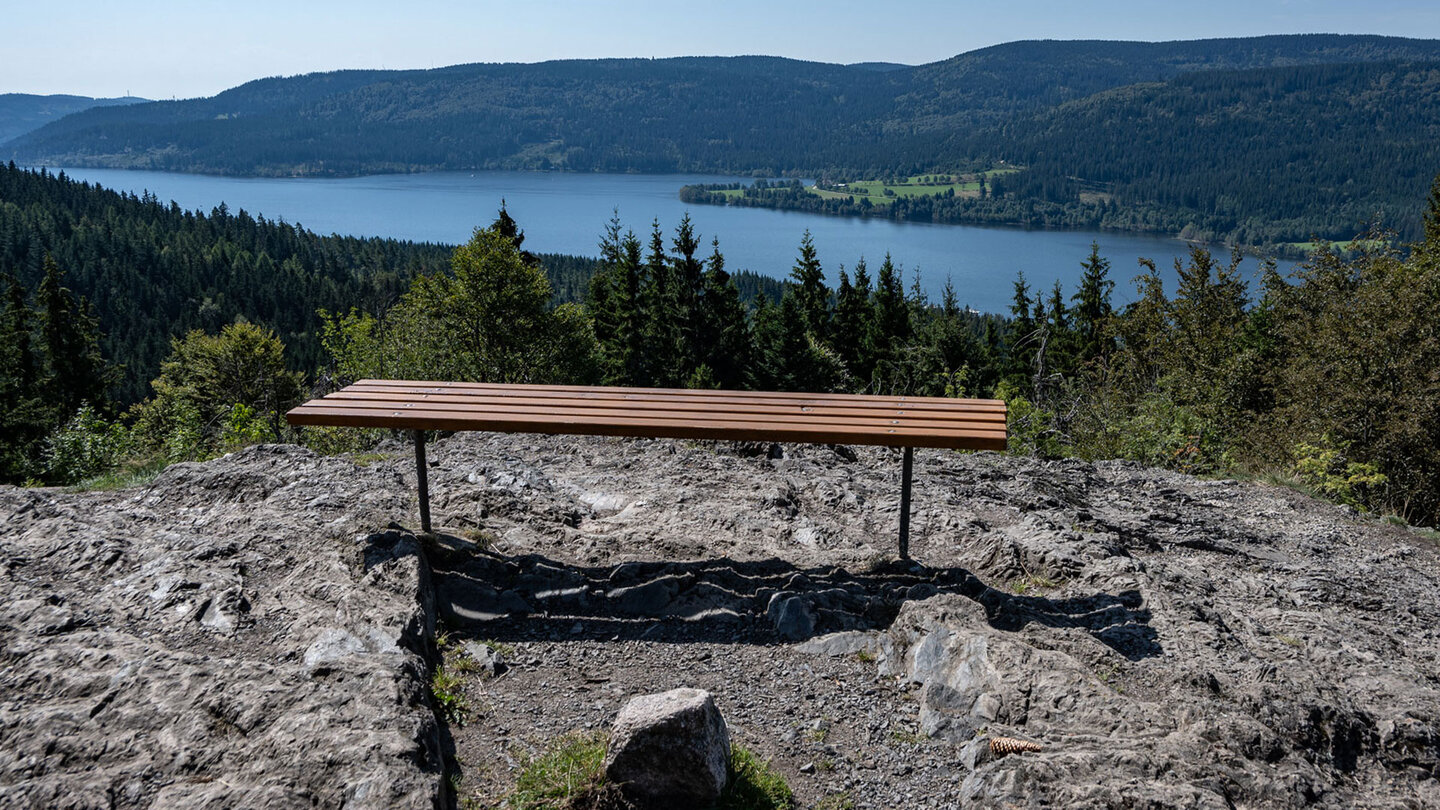 Schluchsee vom Aussichtspunkt am Bildstein im Hochschwarzwald
