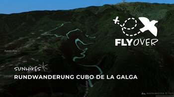 Im Herzen des grünen Urwalds von La Palma: Der magische Lorbeerwald Cubo de La Galga im 3D-Flyover