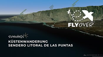 Spektakuläre Lavaküste auf El Hierro: Der Sendero Litoral de Las Puntas im 3D-Flyover
