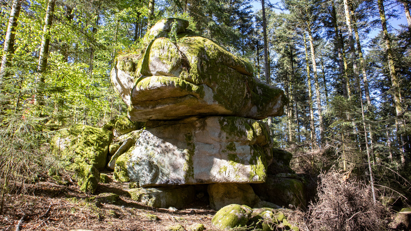 Wollsackfelsen am Westweg