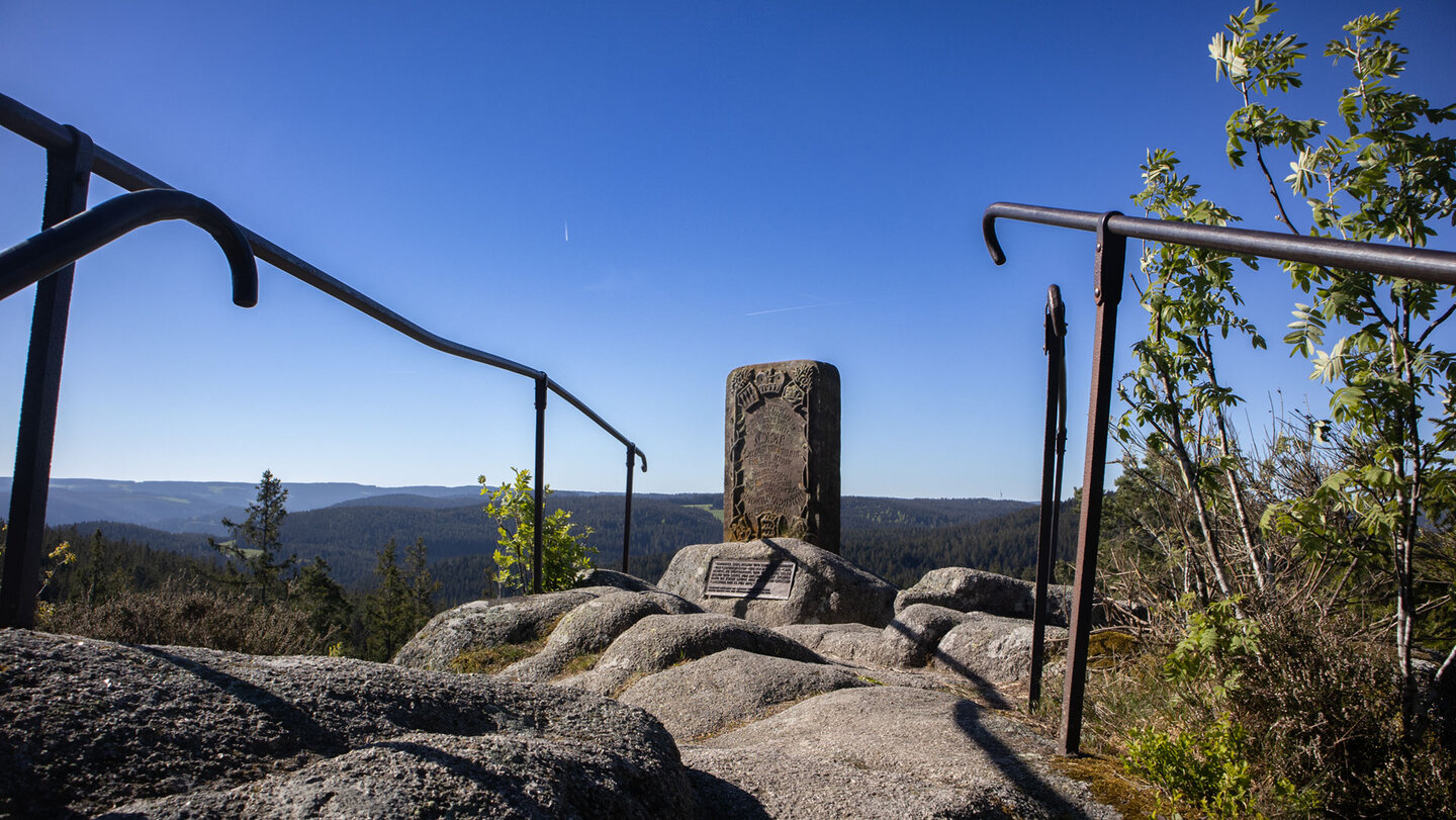 Gipfel des 968,9 Meter hohen Karlstein