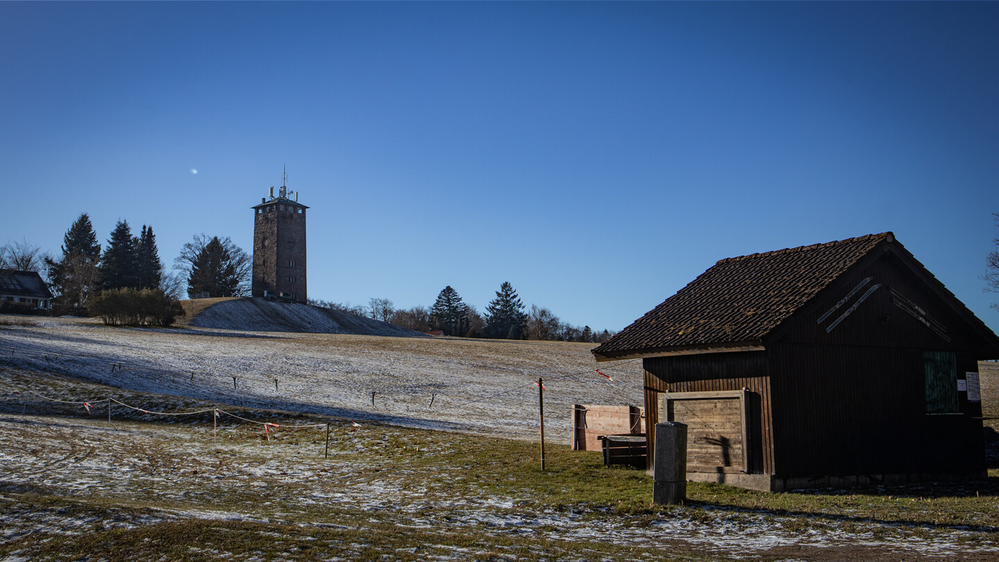 Wanderroute am Skilift