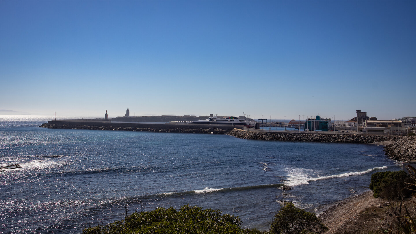 der Hafen von Tarifa ist der südlichste Punkt Spaniens und das Tor nach Afrika