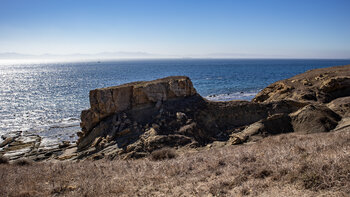 Panorama am Wanderweg Flysch del Estrecho bei Algeciras