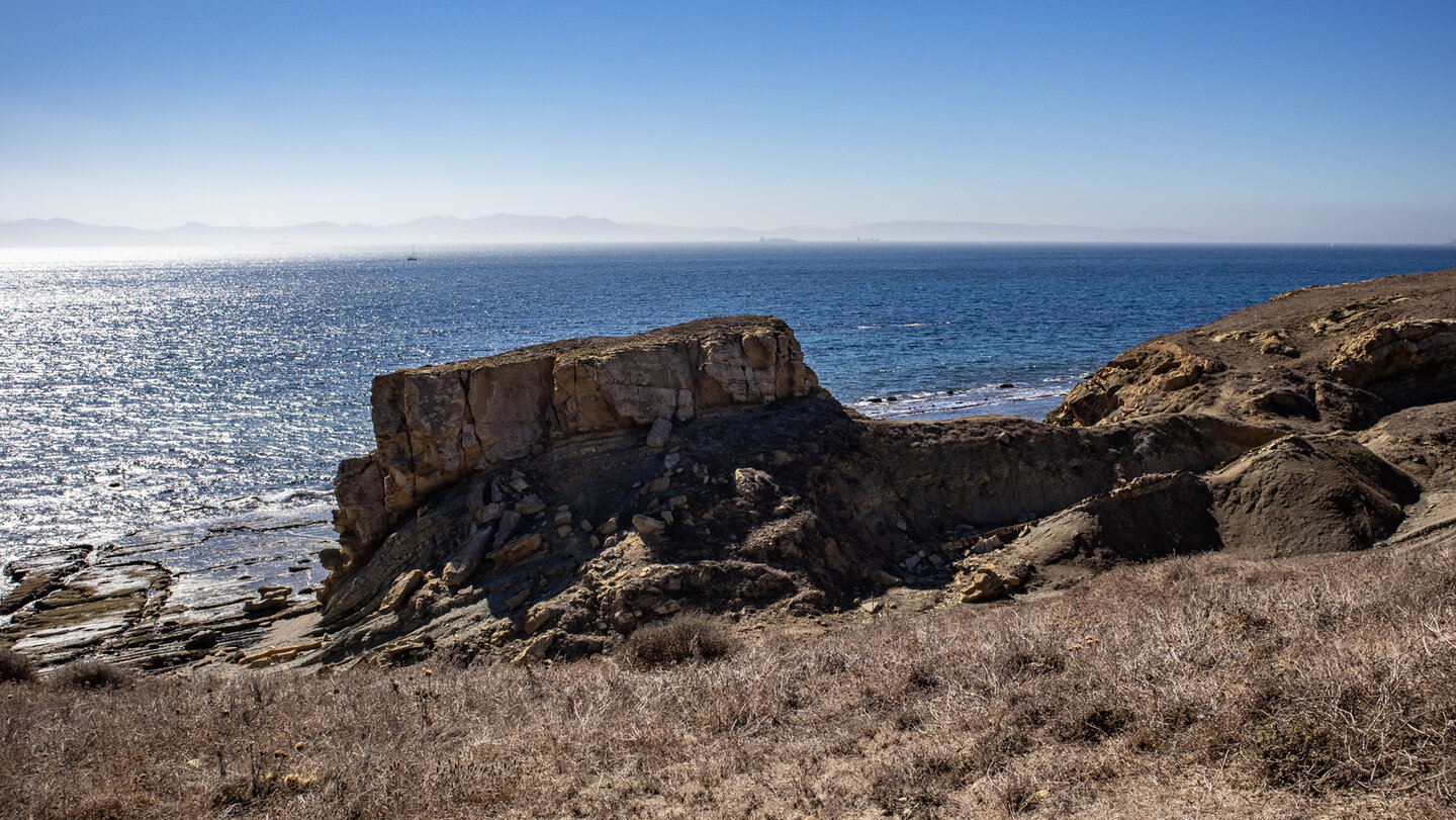 Panorama am Wanderweg Flysch del Estrecho bei Algeciras