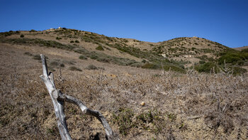 Aussicht vom Wanderpfad entlang der Route