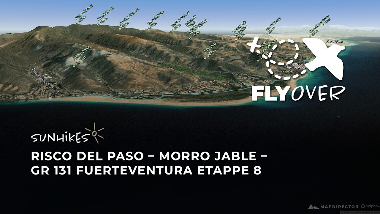 Strandklassiker im Süden Fuerteventuras: Flyover Video der GR 131 Etappe 8 nach Morro Jable