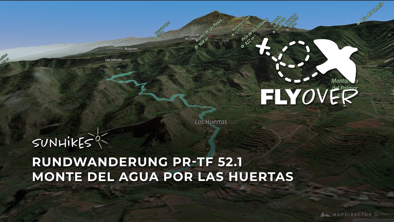 Teneriffa Flyover Video: Auf historischen Pfaden hinauf zum mystischen Lorbeerwald Monte del Agua
