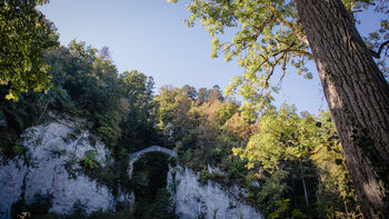 Teufelsbrücke über der »Höll«-Schlucht