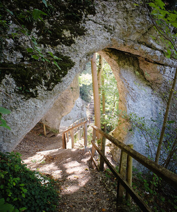 das Felsentor bei den Inzigkofer Grotten