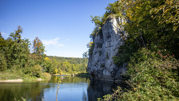 Amalienfelsen im Fürstlichen Park Inzigkofen