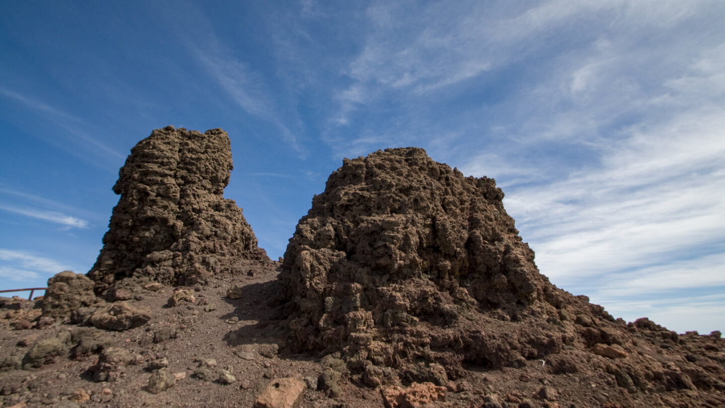 Felsformation am Gipfel des Roque de los Muchachos