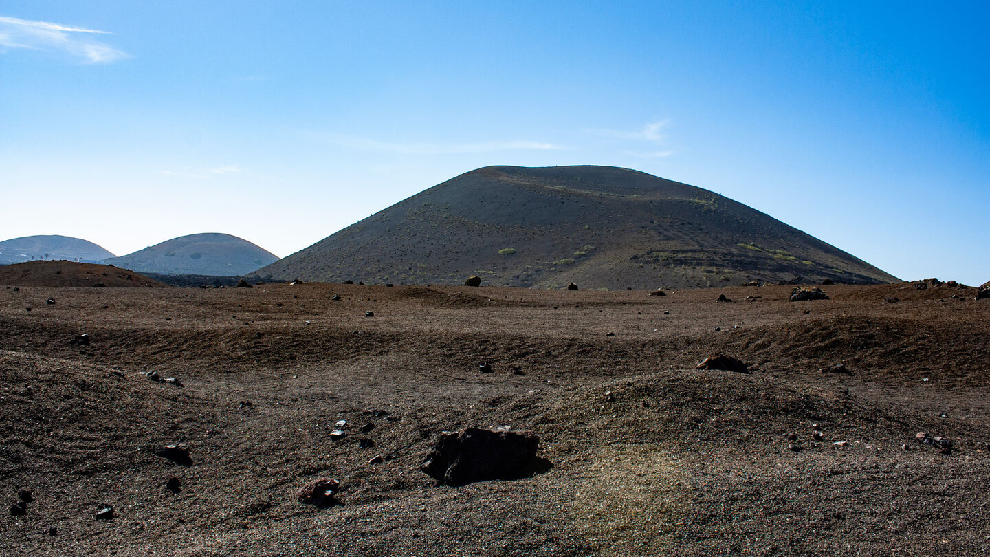 Blick auf den Vulkangel des Montaña Negra