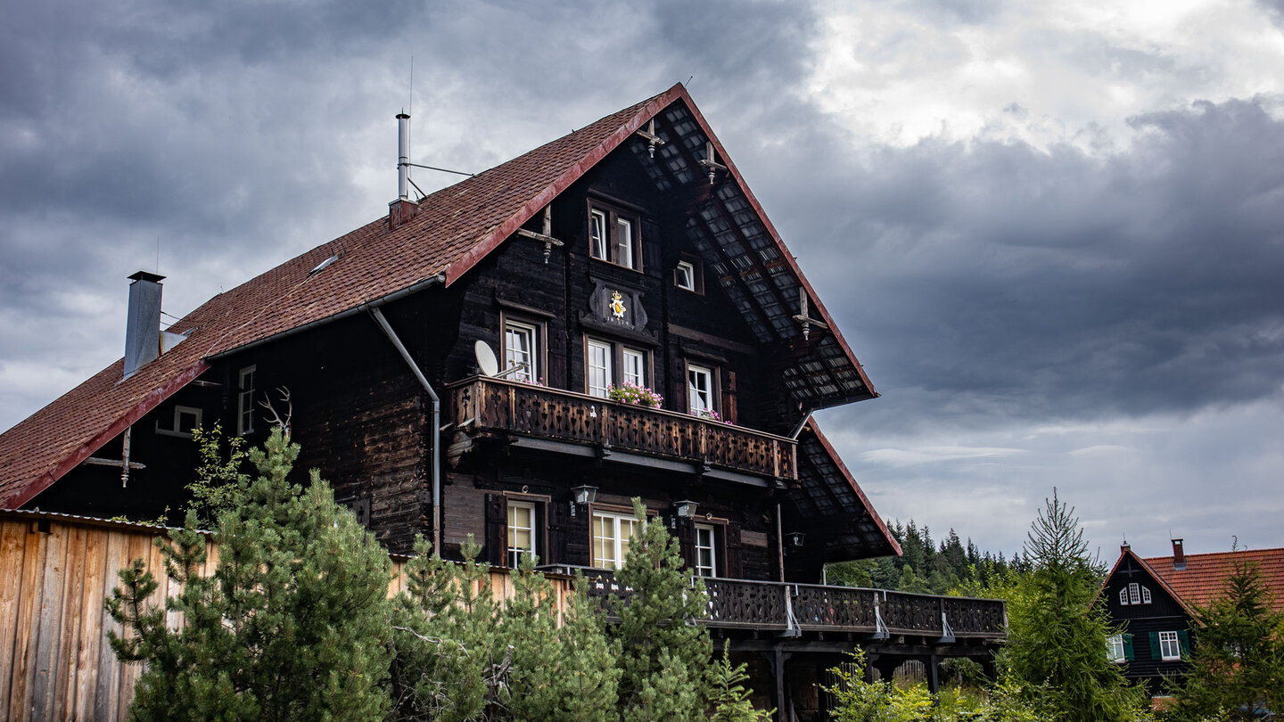 malerische Schwarzwaldhäuser bei Kaltenbronn
