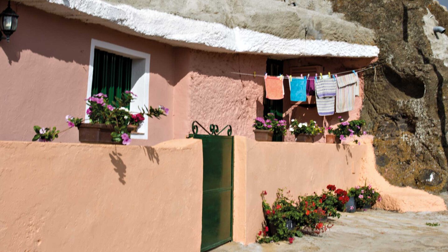 in Fels geschlagenes Haus in Chinamada auf Teneriffa