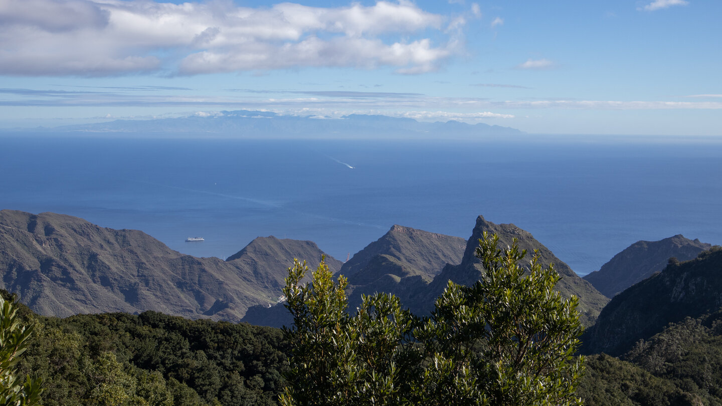 Blick vom Mirador Pico del Inglés nach Gran Canaria