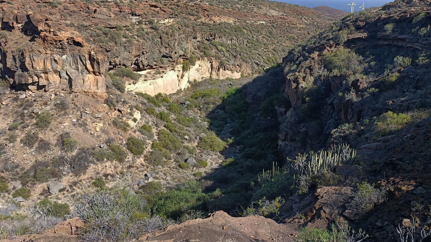 Route oberhalb der Schlucht Barranco de Tajo