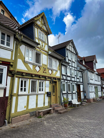 Fachwerkfassaden in Lauterbach in Hessen