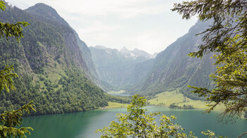 Ausblick über den Königssee und Obersee