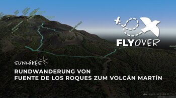 Magische Vulkanlandschaft La Palmas: Zum rot leuchtenden Volcán Martín im Flyover Video