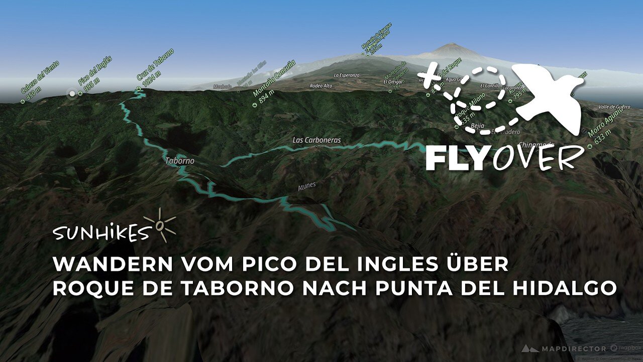 Giganten des Anaga-Gebirges: Vom Pico del Inglés nach Punta del Hidalgo im Flyover Video