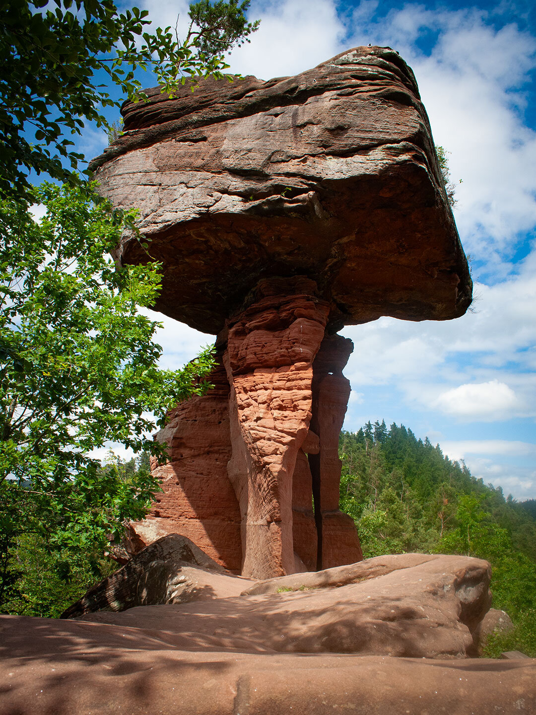 der Teufelstisch gilt als Symbol der Urlaubsregion Hauenstein