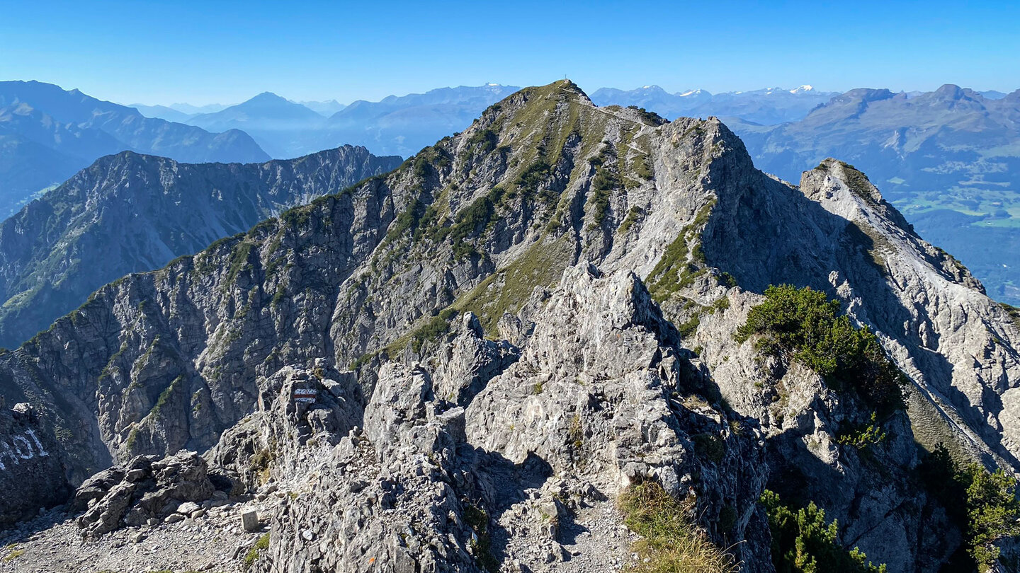 Ausblick hinüber zum Kuehgrat Blick hinüber zum Kuehgrat