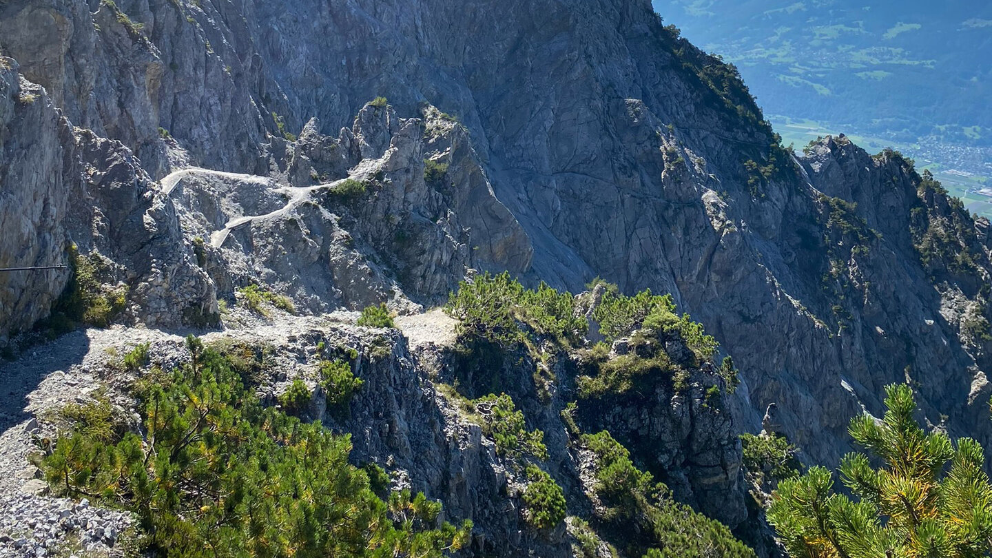 Blick entlang des Fürstensteigs Blick entlang des Fürstensteigs