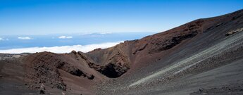 die Kraterlandschaft der Narices des Teide am Wanderweg 28