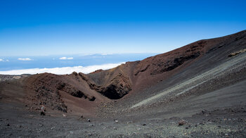 die Kraterlandschaft der Narices des Teide am Wanderweg 28