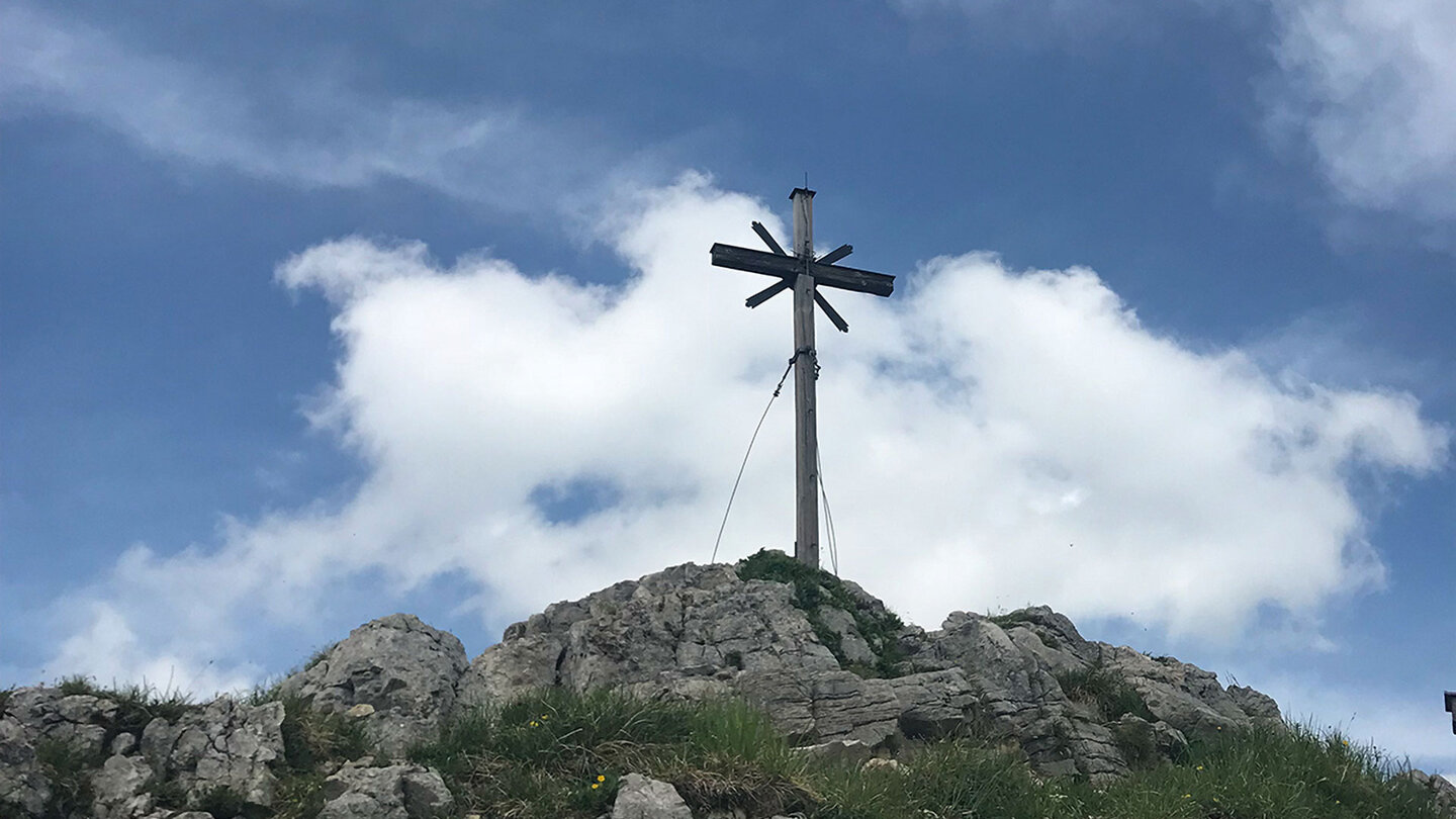 Gipfelkreuz auf der Aiplspitz