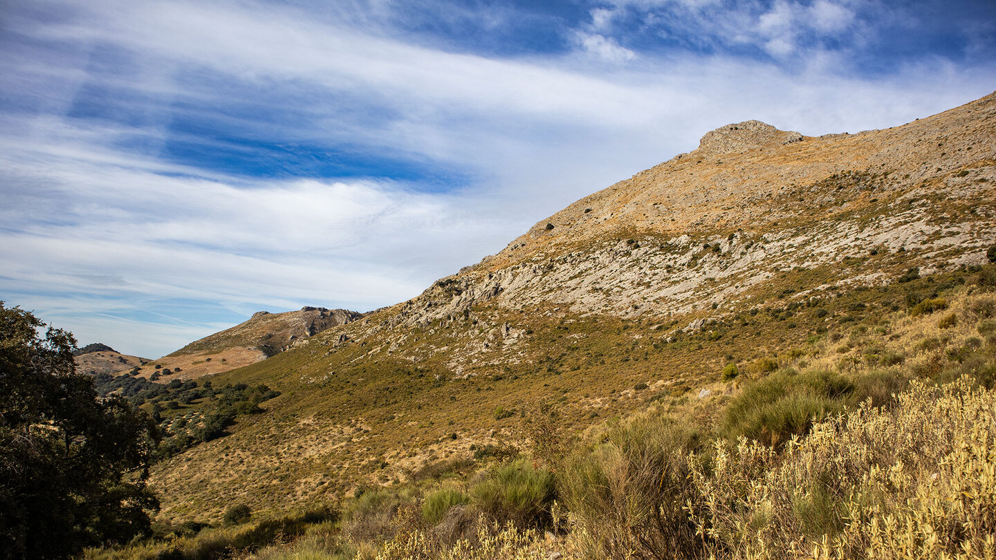 Bergflanken der Cresta de Alhucemas
