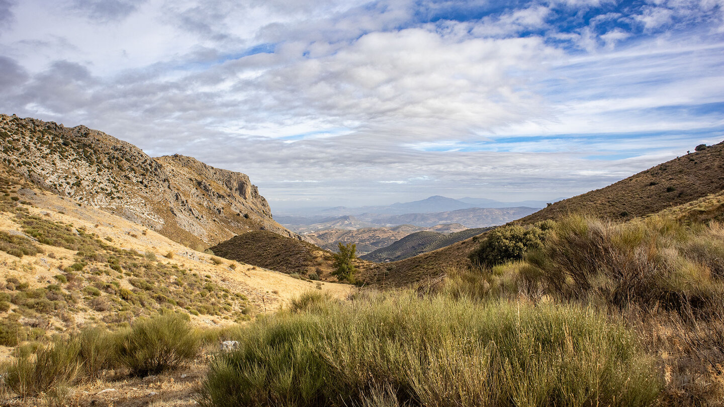 Blick vom Puerto Mahina Richtung Priego de Córdoba