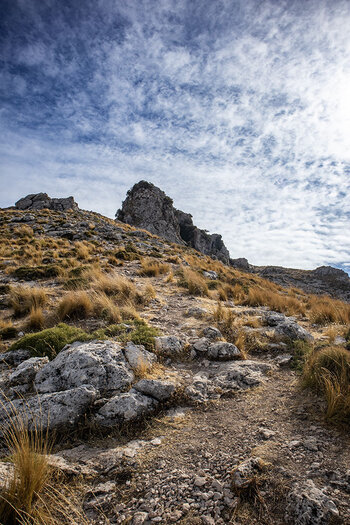 der Fels der Cueva del Morrión