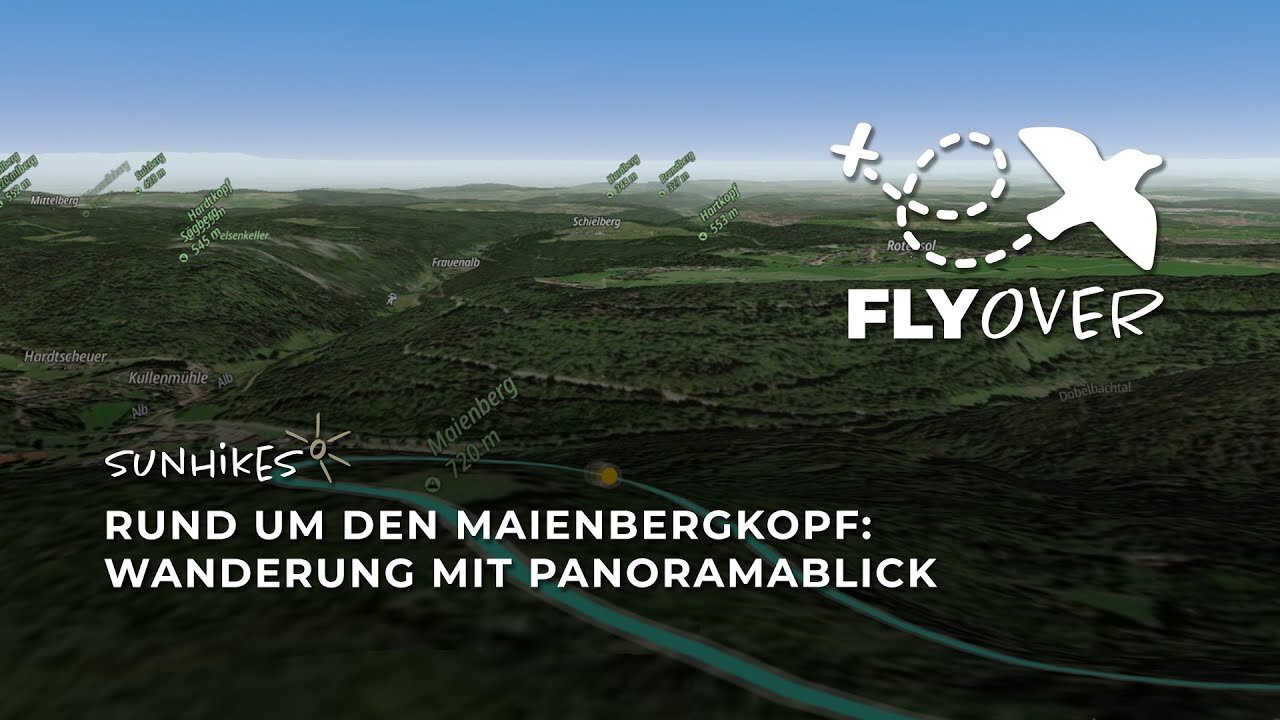 Rund um den Maienbergkopf im Schwarzwald – Flyover