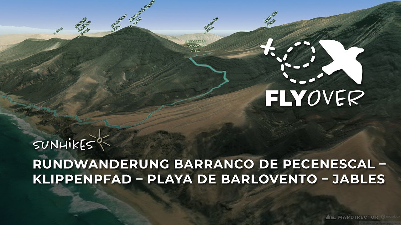 Fuerteventuras atemberaubender Süden: Die Rundtour über den Clifftop Trail im Flyover