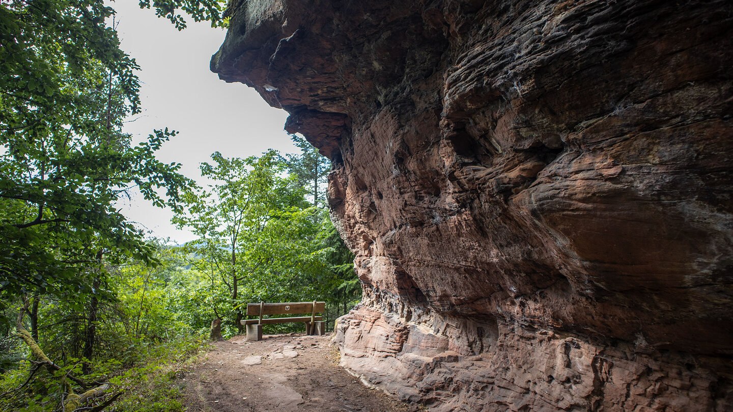 Aussichtspunkt an der Wanderroute zum Fensterfels