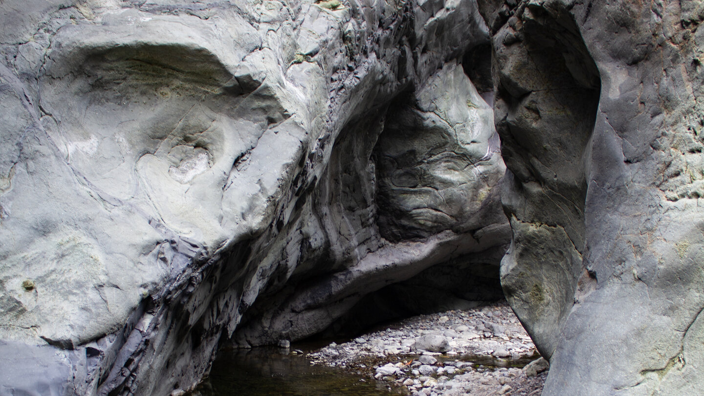 Engstelle im Barranco de las Angustias