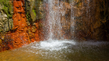 der Wasserfall der Farben in der Caldera de Taburiente