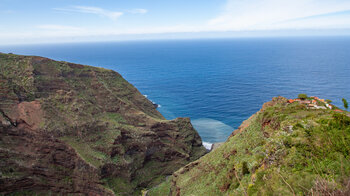 Blick auf El Tablado mit dem Barranco de Fagundo