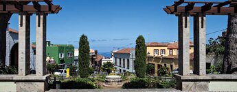 Blick über La Orotava im von der Plaza San Francisco