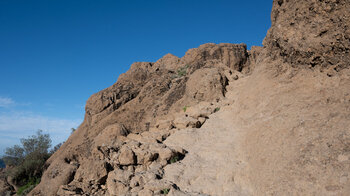 Wanderweg aufs Gipfelplateau des Roque Nublo