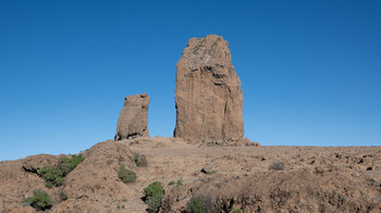 die Felsformationen Roque Nublo und Rana