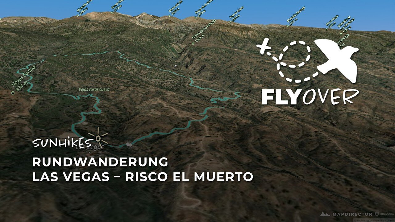 Gigantische Felswände und tiefe Schluchten: Die Las Vegas Runde im 3D-Flyover Video