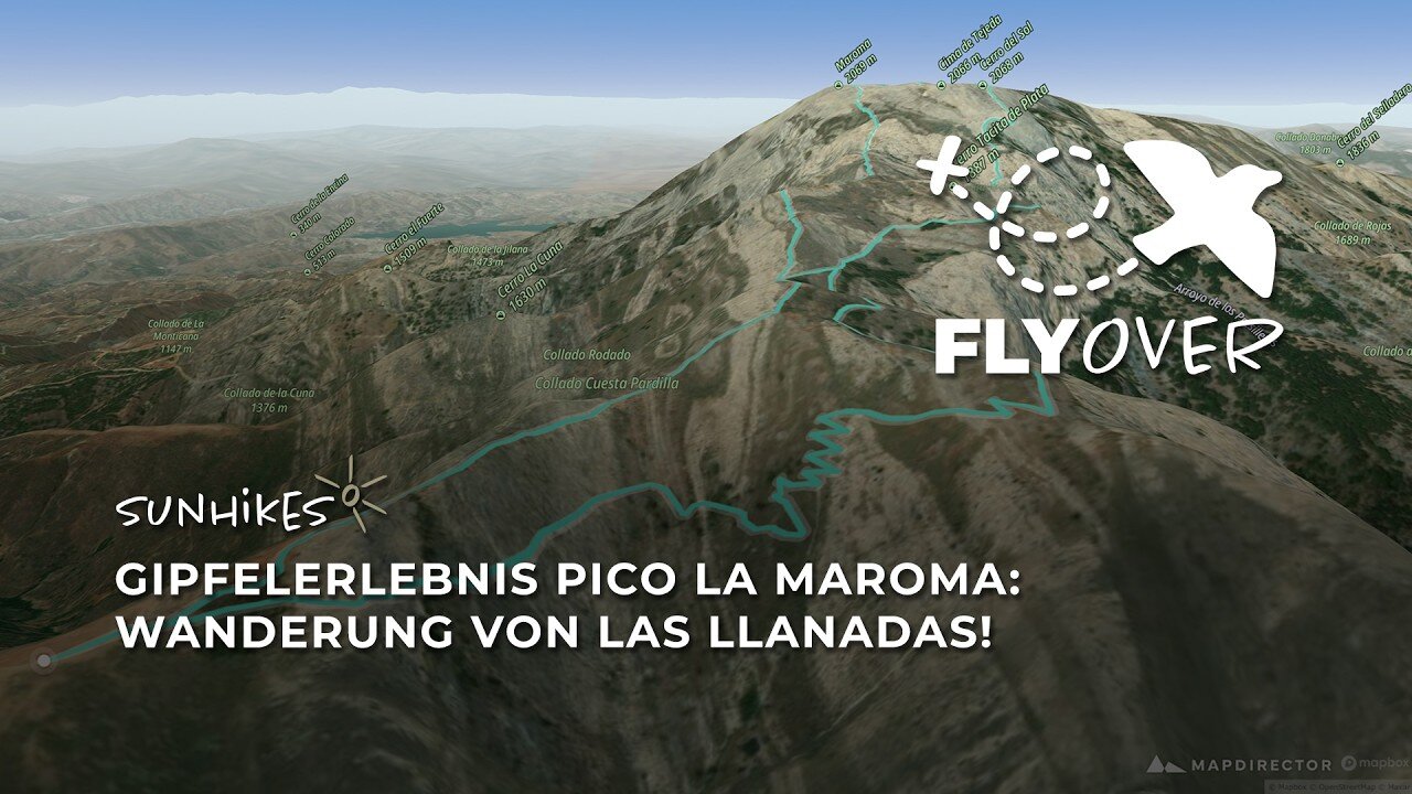 Málagas höchster Gipfel ruft: 3D-Flyover der Wandertour zum Pico La Maroma