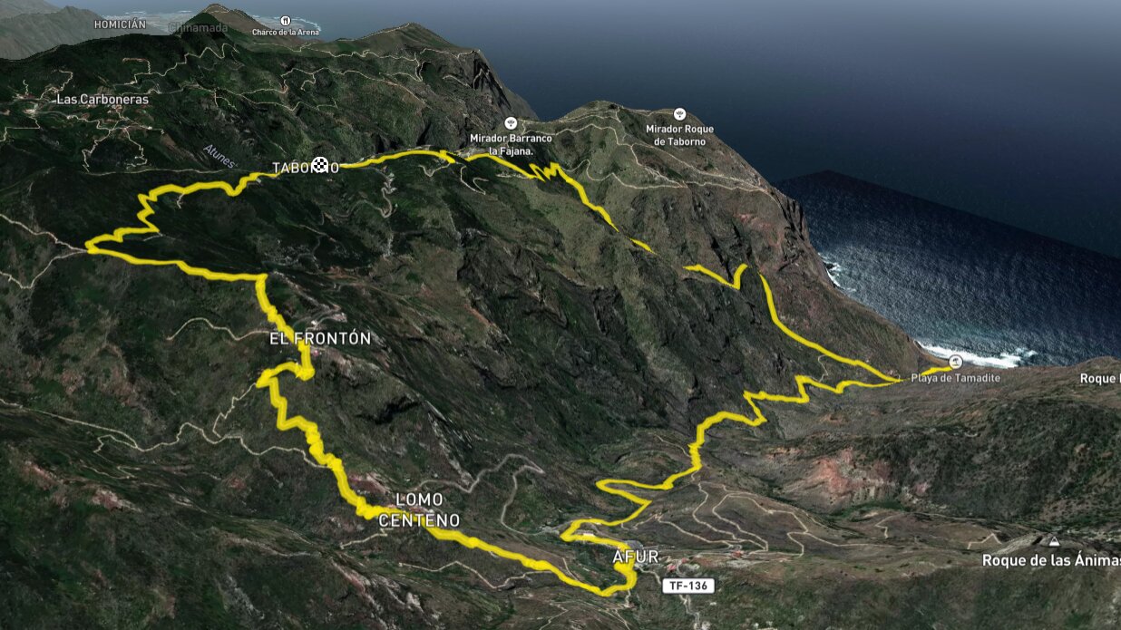 Sunhikes 3D Routenplaner Taborno