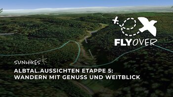 Genießerpfad ALBTAL.Aussichten: Etappe 5 – Flyover