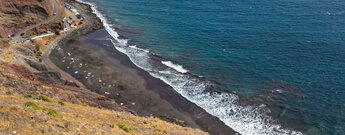 die Playa de Las Gaviotas auf Teneriffa