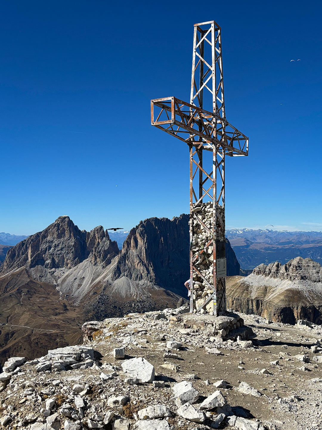 Gipfelkreuz des Sass Pordoi